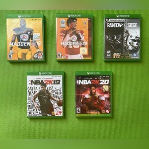 XBOX ONE and XBOX 360 games that all work. I do not play them anymore.